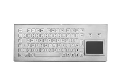 Protégez le clavier industriel en métal de clavier inoxydable avec le touchpad et les touches de fonction