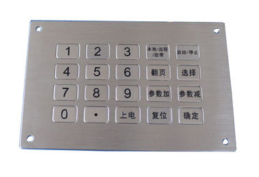 solution imperméable de support de panneau de dessus de pavé numérique en métal d'USB de 20 clés