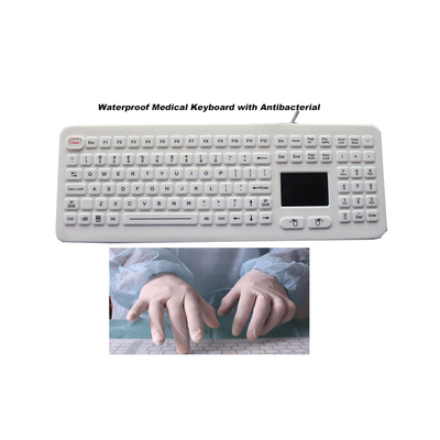 Le caoutchouc médical d'hôpital de silicone de clavier avec de l'antibactérien de Touchpad