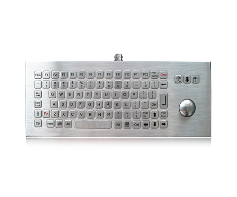 82 clavier industriel d'acier inoxydable des clés IP68 avec l'anti corrosion de jet de sel de boule de commande