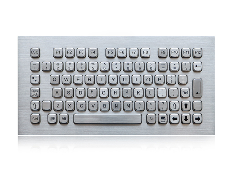 Le clavier de preuve liquide industriel, solides solubles metal le clavier de kiosque avec 77 clés
