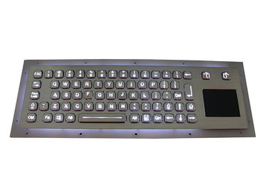 clavier sans fil de voyage principal de 2mm avec le kiosque IP67 d'acier inoxydable de Touchpad
