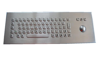 Clavier industriel d'USB PS2 avec l'acier inoxydable rocailleux du clavier IP65 de bureau de boule de commande