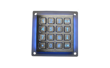 Kiosque 4 x 4 de contrôle d'accès de clavier numérique de Dot Matrix Dynamic Backlit Metal de 16 clés