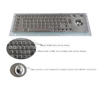 Clavier industriel avec le clavier en métal de bâti de panneau du contrat IP65 de boule de commande