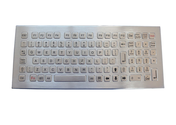 Le pavé numérique industriel F-N d'acier inoxydable de clavier en métal de 99 clés verrouille IP68