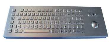 100 clés rayent le clavier d'acier inoxydable de preuve avec la boule de commande optique et le pavé numérique