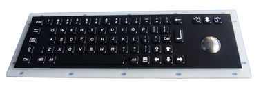 IP65 a évalué le clavier noir fait sur commande en métal avec la boule de commande optique mécanique intégrée
