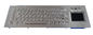 Clavier imperméable Braille de kiosque inoxydable d'IP65 avec le touchpad, 68 clés