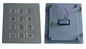 Le métal 12 de matrice de points IP65 verrouille le pavé numérique de téléphone résistant de vandale pour industriel