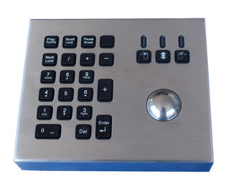 Dispositifs de pointage d'ordinateur du laser IP68 avec le pavé numérique et 3 boutons de la souris