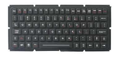 IP65 amincissent le clavier industriel de silicone avec la version d'OEM pour l'ordinateur ruggdeized