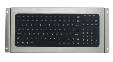 119 le clavier industriel de silicone des clés IP67, USB noircissent le clavier de bureau
