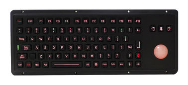 IP65 85 verrouille le clavier industriel noir anti-déflagrant avec la boule de commande rétro-éclairée