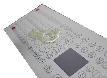 Clavier de membrane industriel principal de l'ordinateur 108 avec le clavier de preuve d'huile de touchpad