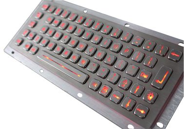 Clavier numérique industriel éclairé à contre-jour de kiosque du clavier IP65 d'USB d'acier inoxydable