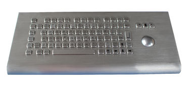 IP65 imperméabilisent le clavier montable en métal de kiosque d'acier inoxydable avec la boule de commande