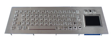 Clavier imperméable Braille de kiosque inoxydable d'IP65 avec le touchpad, 68 clés