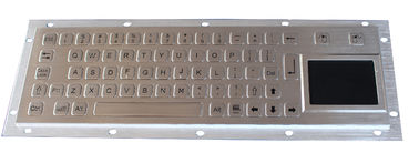 Clavier industriel balayé en métal du kiosque IP65 avec le Touchpad, bâti de panneau arrière