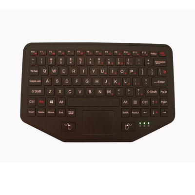 Le bureau robuste de clavier de véhicule avec des ciseaux rétro-éclairés de Touchpad commutent