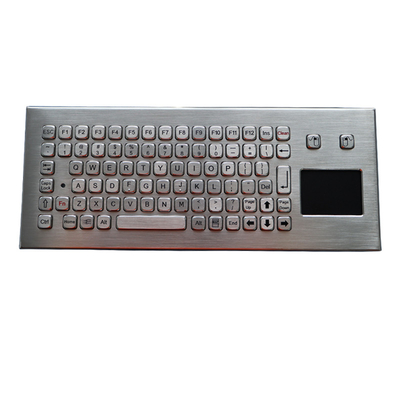 le format IP68 de contrat de clavier d'acier inoxydable de 83 clés a scellé le bureau avec le touchpad
