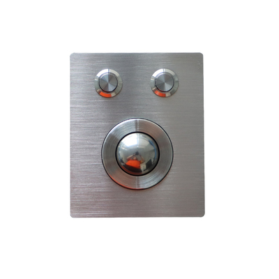 souris optique de boule de commande d'acier inoxydable de 25.0mm avec 2 boutons en métal