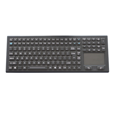 Clavier industriel de silicone en caoutchouc lavable médical avec le Touchpad