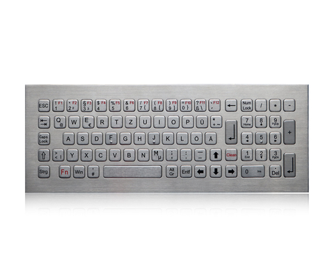 Clavier industriel en métal de clavier de 81 multimédia de clés lavable pour le clavier fait sur commande extérieur