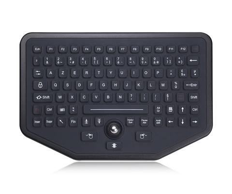 Tenez le seul clavier lumineux industriel avec la couleur de noir de boule de commande