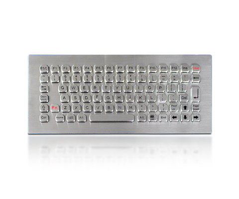 Clavier robuste industriel en métal pour clavier à montage sur panneau étanche IP65