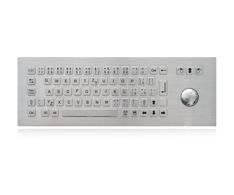 Clavier évalué statique du kiosque IP65 avec le clavier résistant de vandale de boule de commande