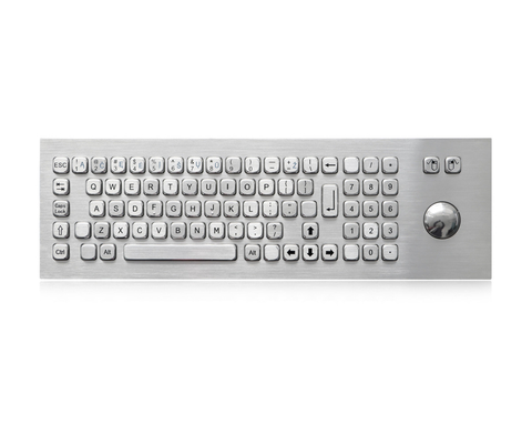 Clavier en métal de kiosque de 81 clés avec le clavier industriel rocailleux de boule de commande