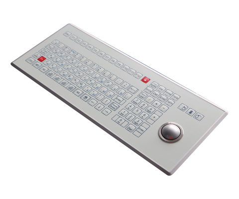Boule de commande médicale Front Panel Mounting de clavier de contact à membrane de 106 clés
