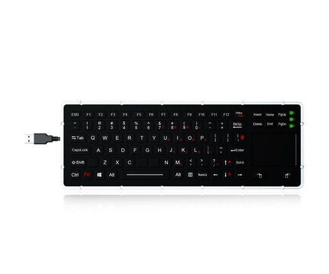 104 touches mise en page clavier USB rétroéclairé clavier EMC avec clavier ABS