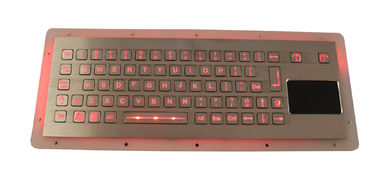 Le clavier compact de bâti de panneau de format industriel avec dynamique imperméabilisent le Touchpad scellé
