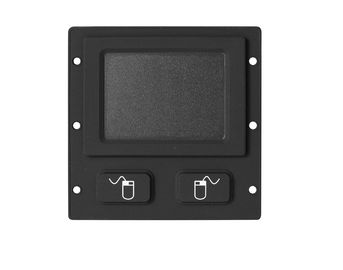 Touchpad IP67 industriel en caoutchouc noir imperméable dynamique avec 2 boutons