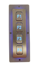 Clavier numérique 14,0 millimètre X en métal d'interface USB/PS2 14,0 millimètres pour les téléphones publics d'Internet