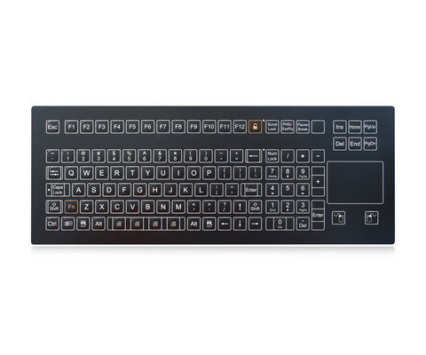 108 touches Fabricant de clavier à membrane IP65 avec technologie clé OMRON Résistant aux produits chimiques et aux liquides