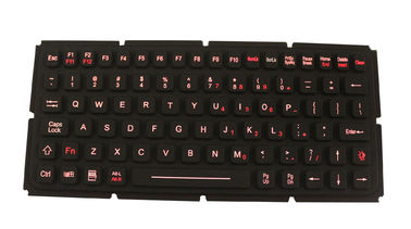 Clavier industriel scellé dynamique du silicone IP67 pour l'ordinateur/ordinateur portable robustes
