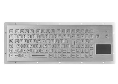 Kiosque mécanique d'acier inoxydable de clavier en métal de bâti de panneau avec le Touchpad intégré