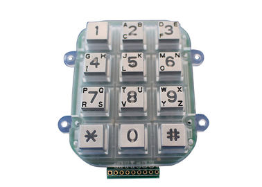 Le système de contrôle numérique IP65 12 du clavier numérique 4x3 Acess en métal verrouille l'interface de matrice de points