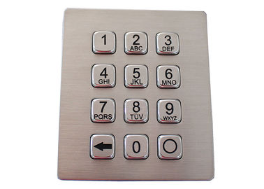 12 clés Metal l'interface programmable de matrice de points d'entrée de porte du pavé numérique 4x3