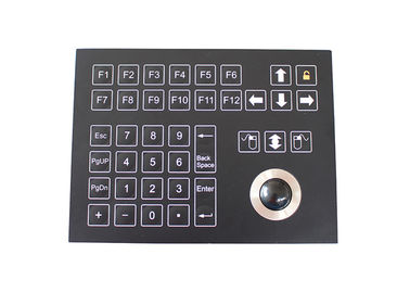 Clavier numérique industriel MTB de membrane de dispositif de pointage de boule de commande de bâti de panneau de 38 clés