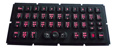 Indicateur lumineux rétro-éclairé rouge de danse polynésienne de clavier en caoutchouc de silicone de clés F-N