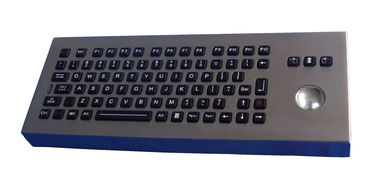 Clavier IP65 industriel de bureau imperméable avec le clavier de boule de commande/rollerball