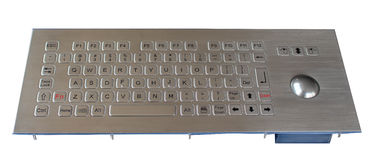 84 clavier industriel lavable principal avec la boule de commande, clavier d'acier inoxydable