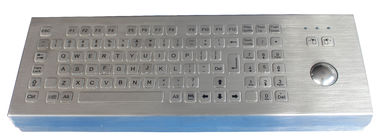 Clavier industriel en métal de clés plates du bien mobilier 0.45mm avec la boule de commande 800DPI optique