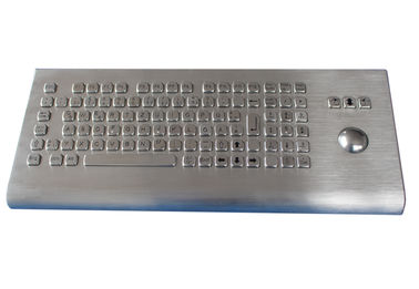 Clavier industriel montable en métal de mur du clavier IP65 avec la boule de commande et les pavés numériques