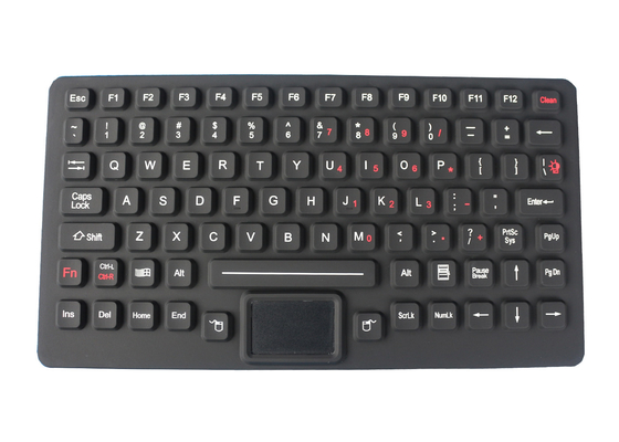 Dynamique imperméable des clés IP67 du clavier 89 de Touchpad de silicone scellé