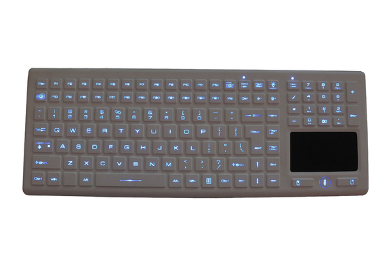Touches de fonction industrielles éclairées à contre-jour par Touchpad du clavier 12 de silicone en caoutchouc/clés numériques